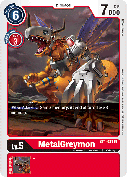 MetalGreymon [BT1-021] [Release Special Booster Ver.1.0] | The Time Vault CA