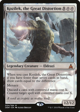 Kozilek, the Great Distortion [Oath of the Gatewatch] | The Time Vault CA