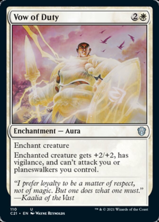 Vow of Duty [Commander 2021] | The Time Vault CA
