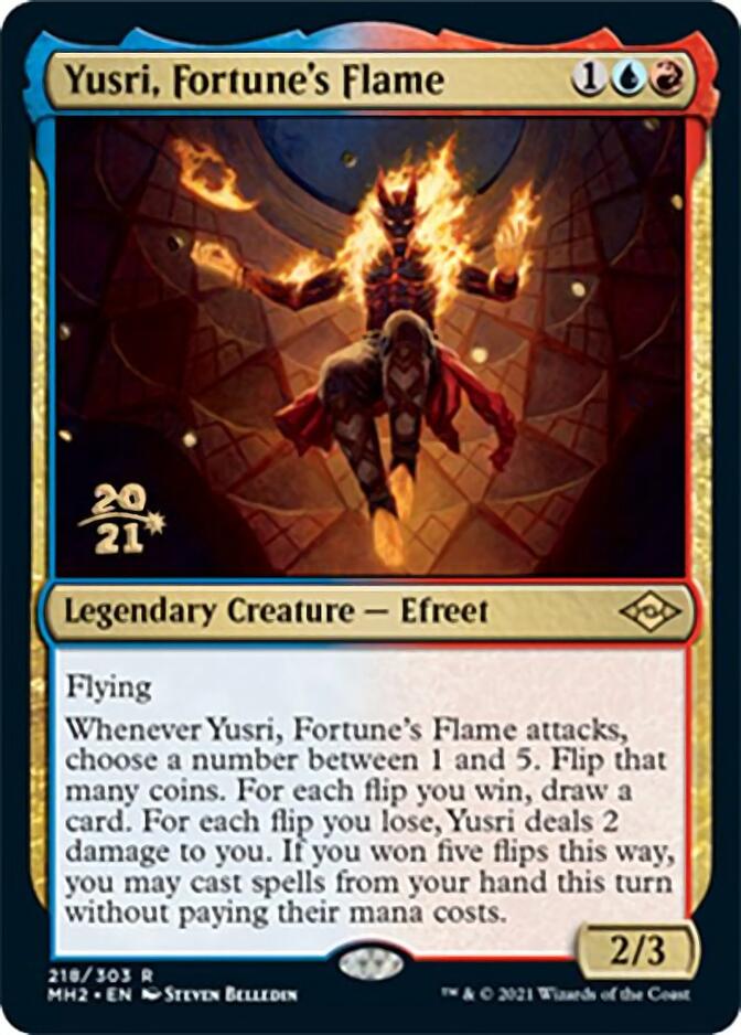 Yusri, Fortune's Flame [Modern Horizons 2 Prerelease Promos] | The Time Vault CA