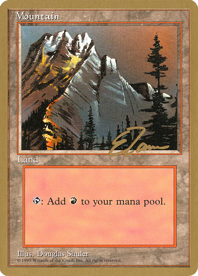 Mountain (et373) (Eric Tam) [Pro Tour Collector Set] | The Time Vault CA