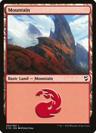 Mountain (304) [Commander 2018] | The Time Vault CA