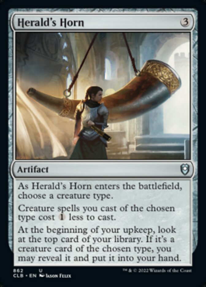Herald's Horn [Commander Legends: Battle for Baldur's Gate] | The Time Vault CA
