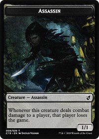 Assassin // Morph Double-sided Token [Commander 2019 Tokens] | The Time Vault CA