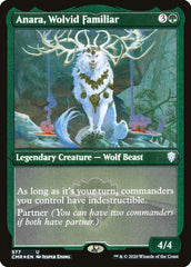 Anara, Wolvid Familiar (Foil Etched) [Commander Legends] | The Time Vault CA