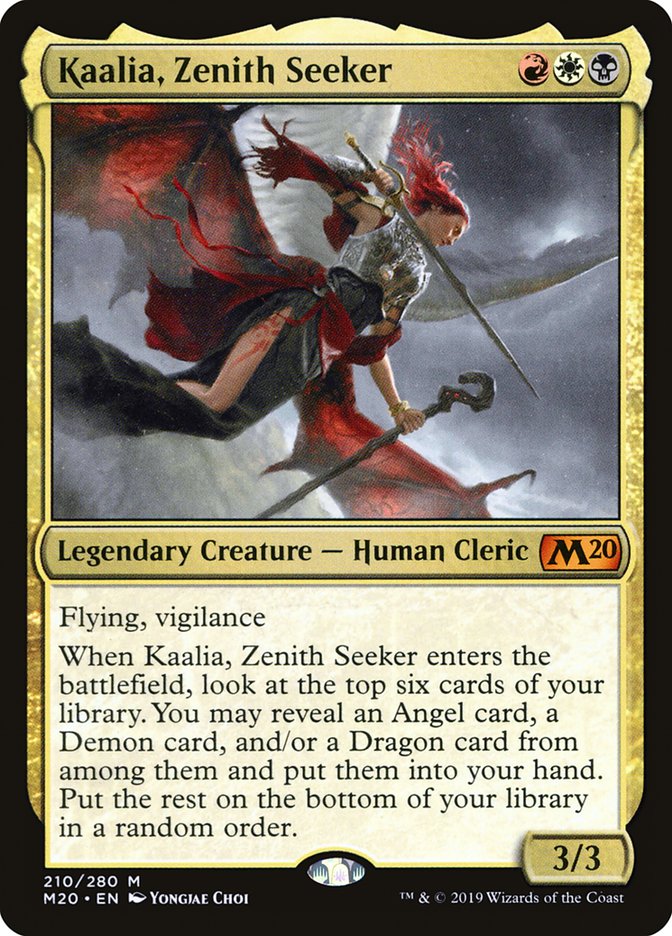 Kaalia, Zenith Seeker [Core Set 2020] | The Time Vault CA