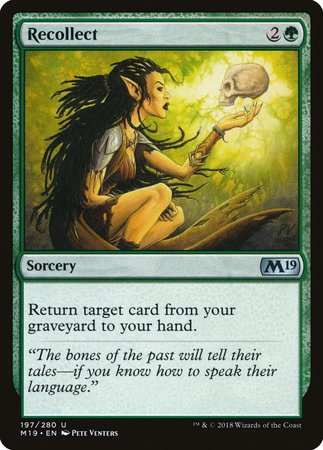 Recollect [Core Set 2019] | The Time Vault CA