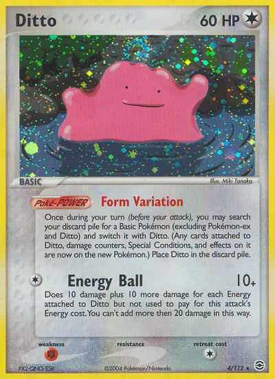 Ditto (4/112) [EX: FireRed & LeafGreen] | The Time Vault CA