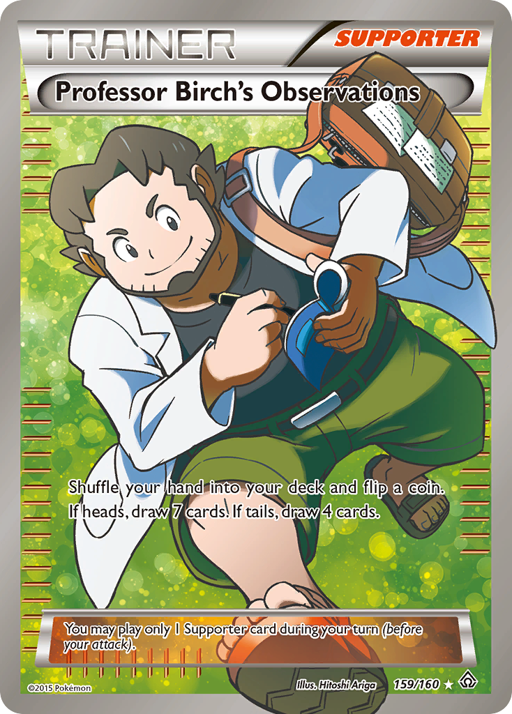 Professor Birch's Observations (159/160) [XY: Primal Clash] | The Time Vault CA