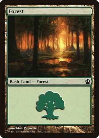 Forest (248) [Theros] | The Time Vault CA