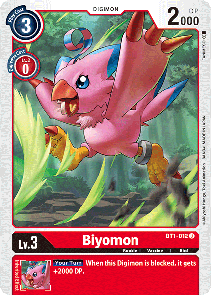Biyomon [BT1-012] [Release Special Booster Ver.1.0] | The Time Vault CA
