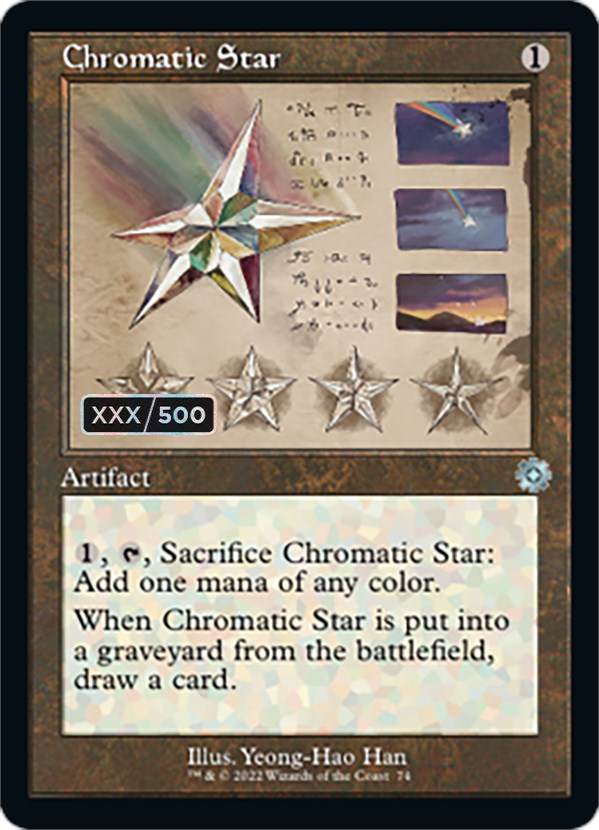 Chromatic Star (Retro Schematic) (Serial Numbered) [The Brothers' War Retro Artifacts] | The Time Vault CA