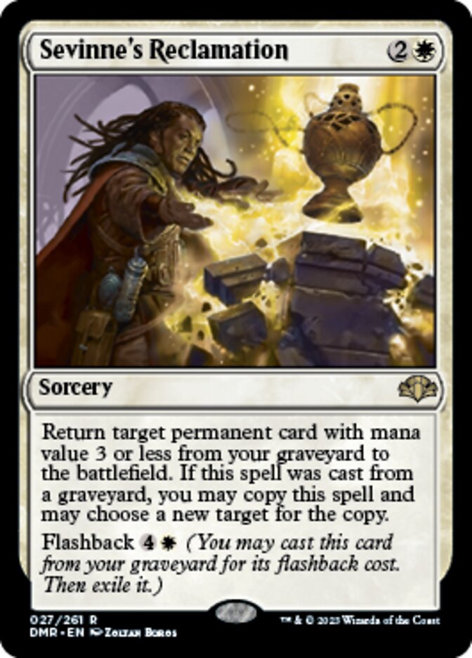 Sevinne's Reclamation [Dominaria Remastered] | The Time Vault CA