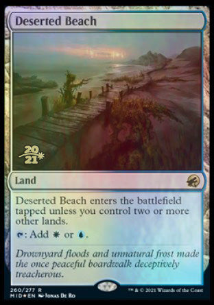 Deserted Beach [Innistrad: Midnight Hunt Prerelease Promos] | The Time Vault CA