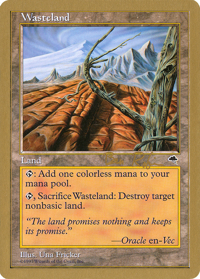 Wasteland (Ben Rubin) [World Championship Decks 1998] | The Time Vault CA