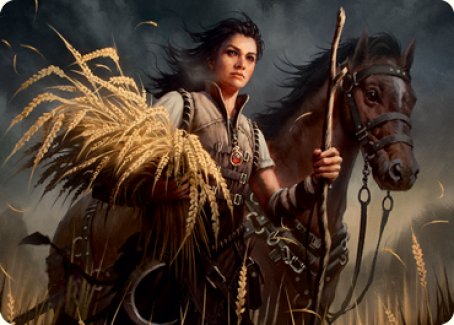Ambitious Farmhand Art Card [Innistrad: Midnight Hunt Art Series] | The Time Vault CA