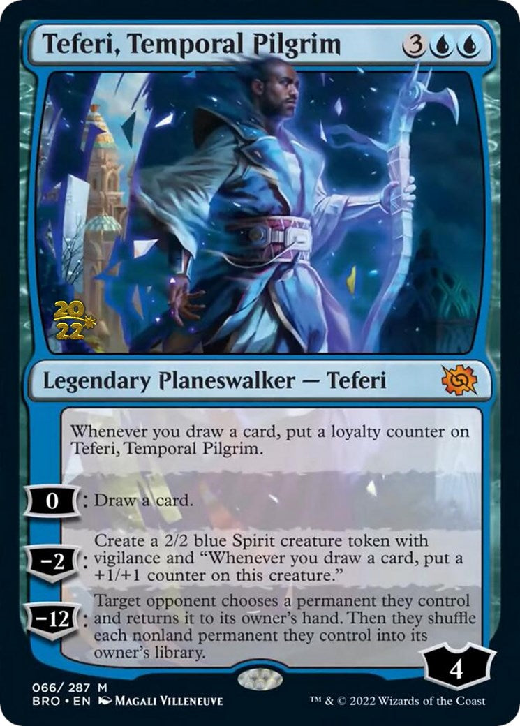 Teferi, Temporal Pilgrim [The Brothers' War: Prerelease Promos] | The Time Vault CA