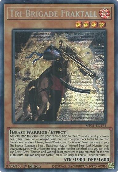 Tri-Brigade Fraktall [MP21-EN171] Prismatic Secret Rare | The Time Vault CA