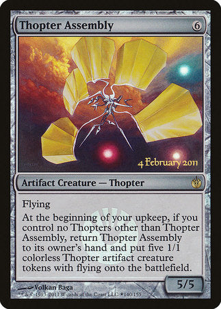 Thopter Assembly [Mirrodin Besieged Promos] | The Time Vault CA