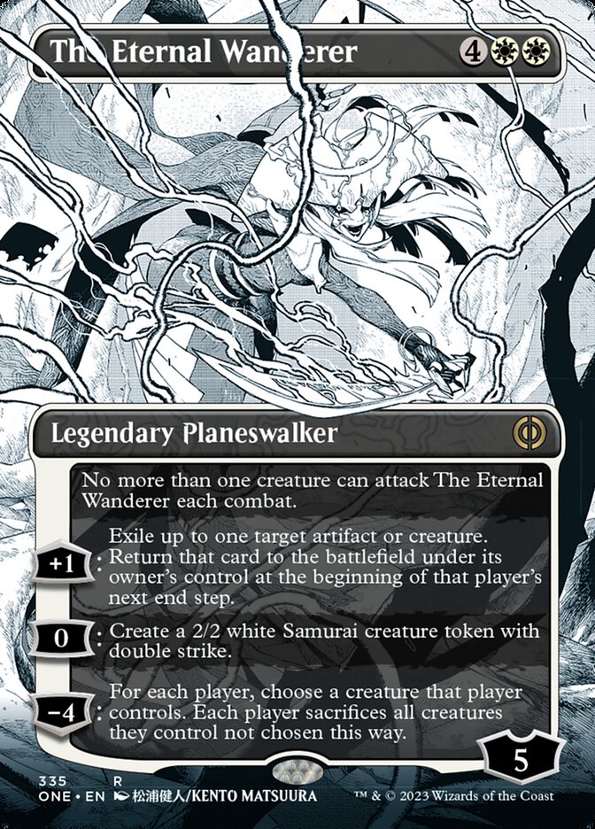 The Eternal Wanderer (Borderless Manga) [Phyrexia: All Will Be One] | The Time Vault CA