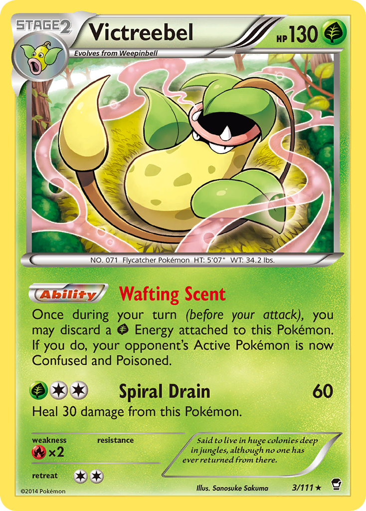 Victreebel (3/111) [XY: Furious Fists] | The Time Vault CA