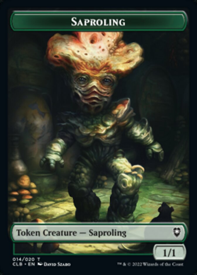 Saproling Token [Commander Legends: Battle for Baldur's Gate Tokens] | The Time Vault CA