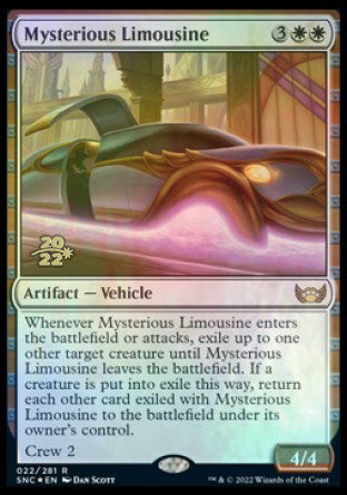 Mysterious Limousine [Streets of New Capenna Prerelease Promos] | The Time Vault CA