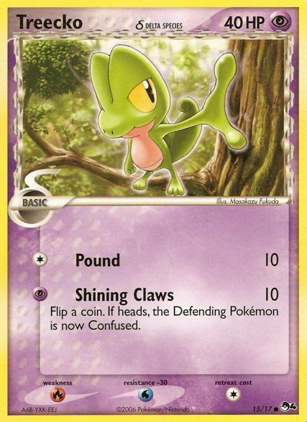 Treecko (15/17) (Delta Species) [POP Series 4] | The Time Vault CA