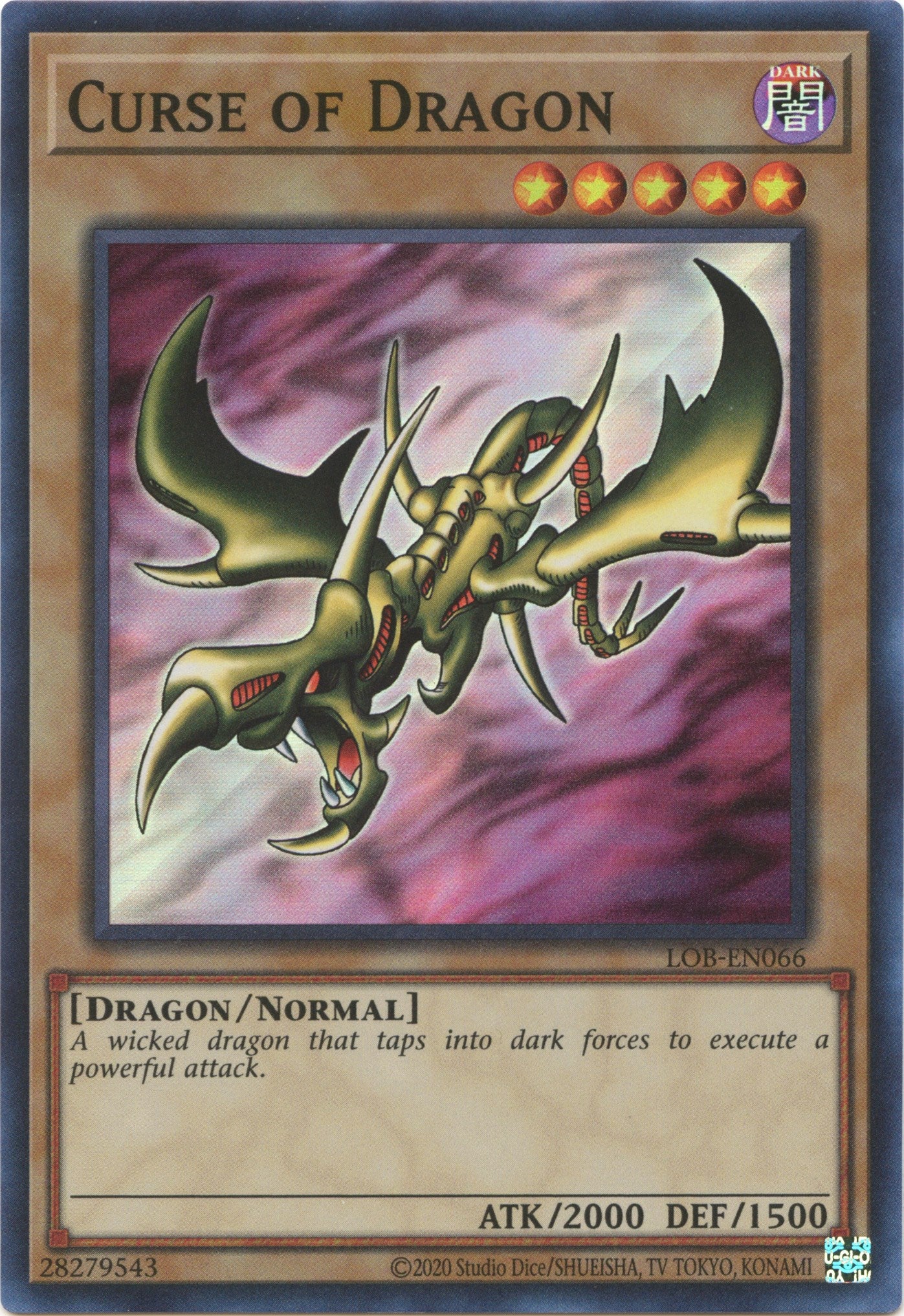 Curse of Dragon (25th Anniversary) [LOB-EN066] Super Rare | The Time Vault CA