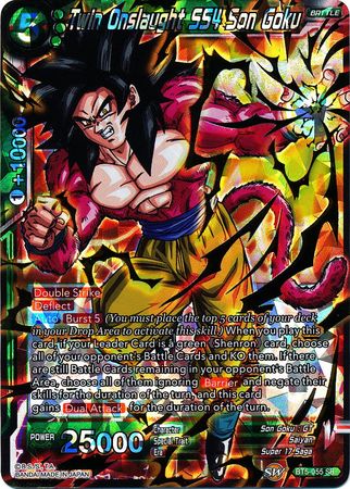 Twin Onslaught SS4 Son Goku (BT5-055) [Miraculous Revival] | The Time Vault CA