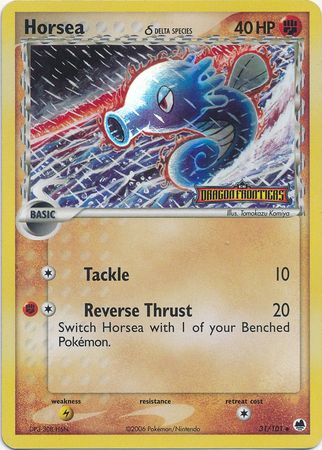 Horsea (31/101) (Delta Species) (Stamped) [EX: Dragon Frontiers] | The Time Vault CA