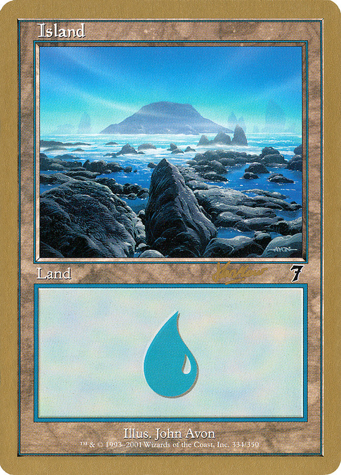 Island (shh334) (Sim Han How) [World Championship Decks 2002] | The Time Vault CA