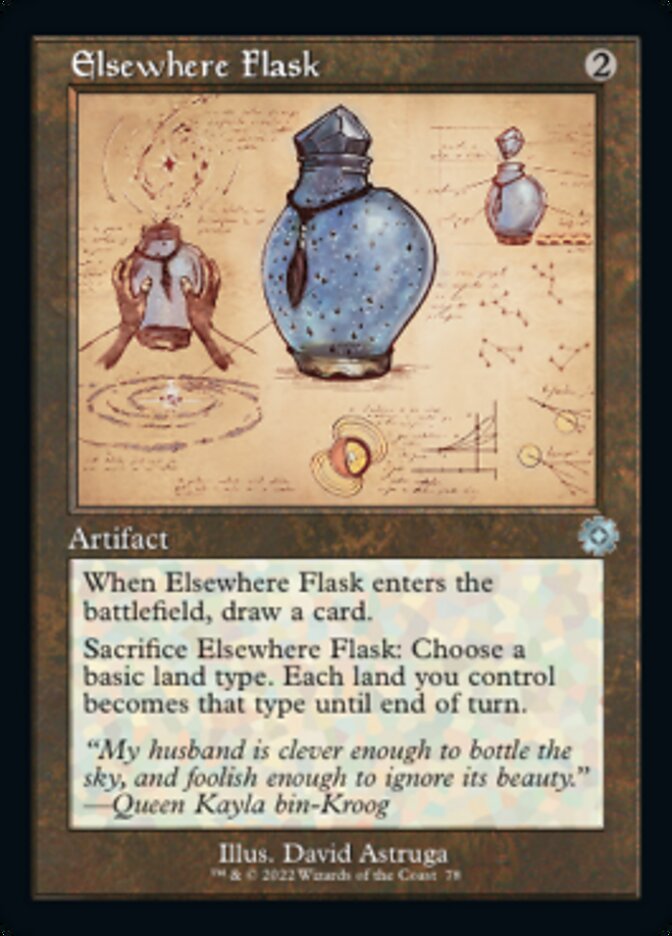 Elsewhere Flask (Retro Schematic) [The Brothers' War Retro Artifacts] | The Time Vault CA