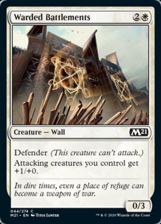 Warded Battlements [Core Set 2021] | The Time Vault CA