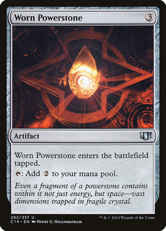 Worn Powerstone [Commander 2014] | The Time Vault CA