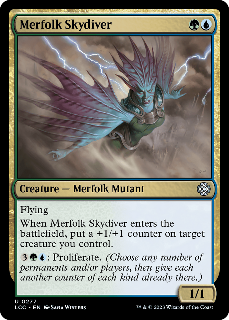 Merfolk Skydiver [The Lost Caverns of Ixalan Commander] | The Time Vault CA