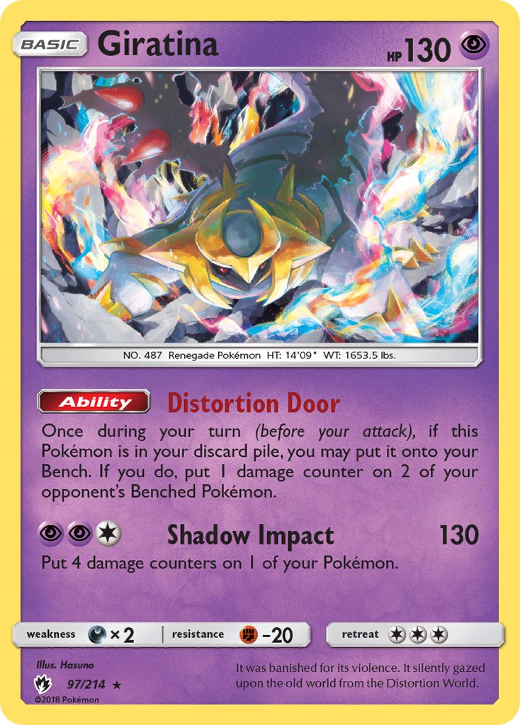 Giratina (97/214) (Theme Deck Exclusive) [Sun & Moon: Lost Thunder] | The Time Vault CA