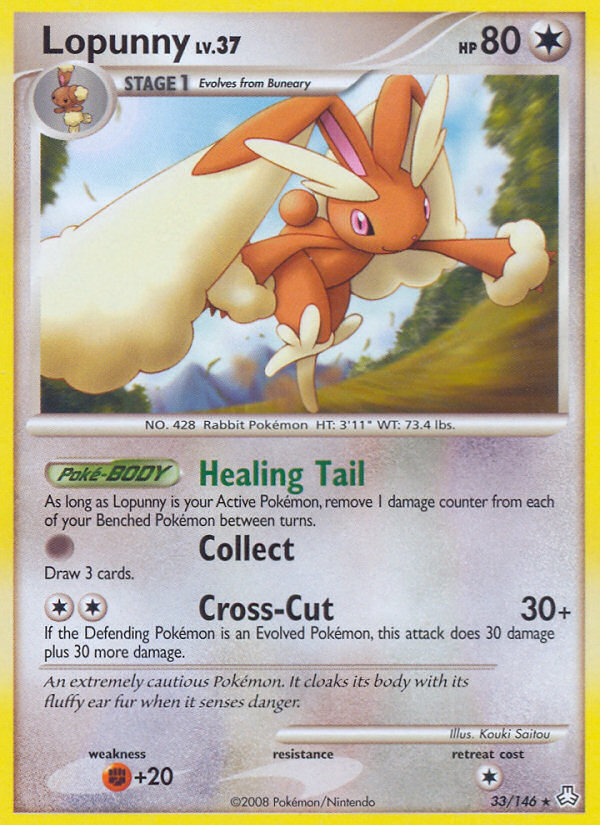 Lopunny (33/146) [Diamond & Pearl: Legends Awakened] | The Time Vault CA