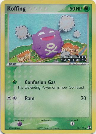 Koffing (72/113) (Stamped) [EX: Delta Species] | The Time Vault CA