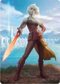 Nahiri, Heir of the Ancients 1 Art Card [Zendikar Rising Art Series] | The Time Vault CA