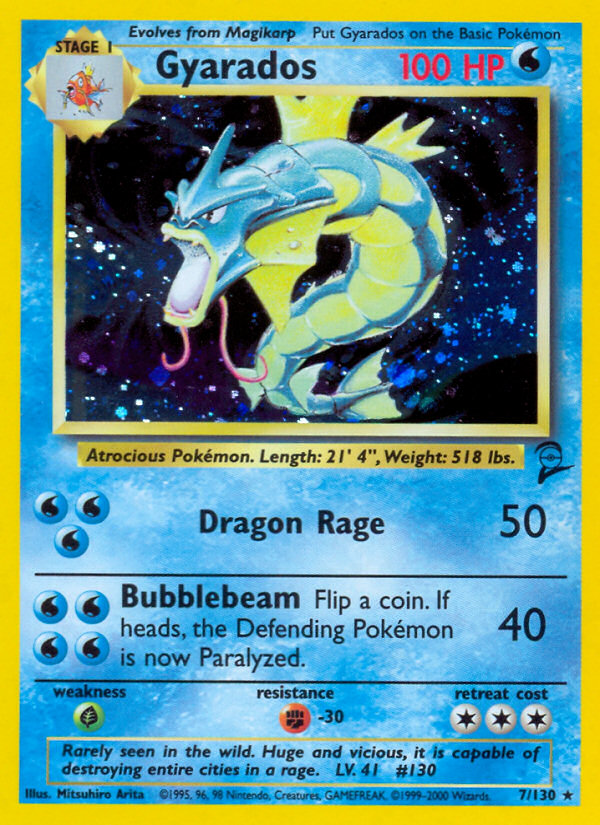 Gyarados (7/130) [Base Set 2] | The Time Vault CA