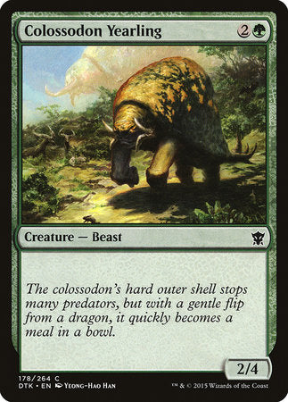 Colossodon Yearling [Dragons of Tarkir] | The Time Vault CA