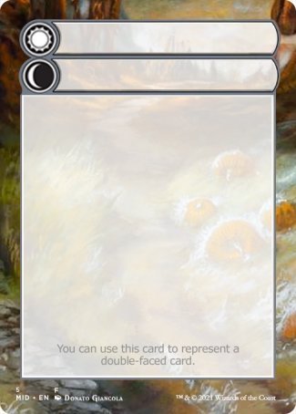 Helper Card (5/9) [Innistrad: Midnight Hunt Tokens] | The Time Vault CA