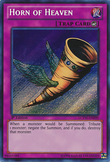 Horn of Heaven [LCYW-EN090] Secret Rare | The Time Vault CA