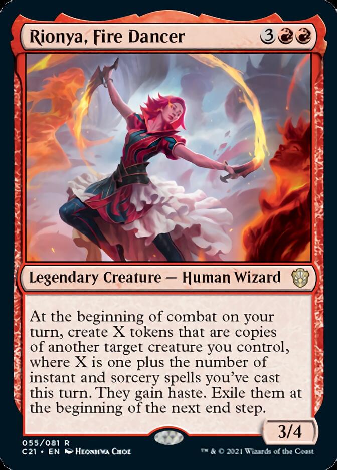 Rionya, Fire Dancer [Commander 2021] | The Time Vault CA