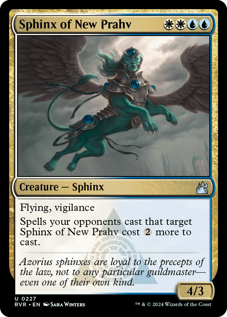 Sphinx of New Prahv [Ravnica Remastered] | The Time Vault CA