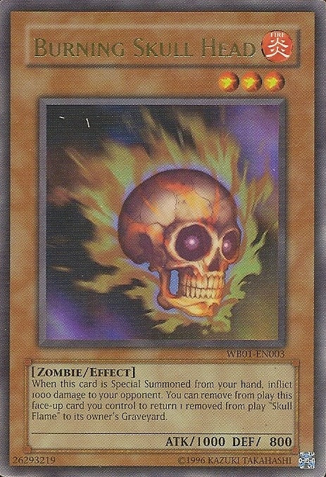 Burning Skull Head [WB01-EN003] Super Rare | The Time Vault CA