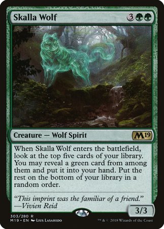 Skalla Wolf [Core Set 2019] | The Time Vault CA