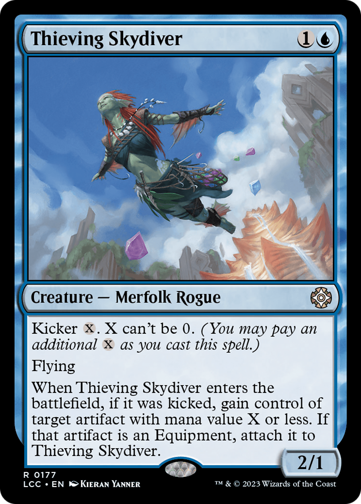 Thieving Skydiver [The Lost Caverns of Ixalan Commander] | The Time Vault CA