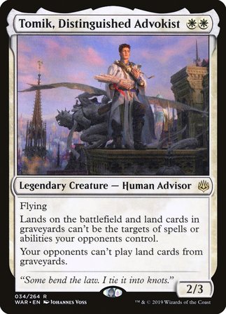 Tomik, Distinguished Advokist [War of the Spark] | The Time Vault CA